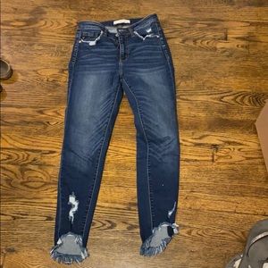 Kancan distressed blue jeans